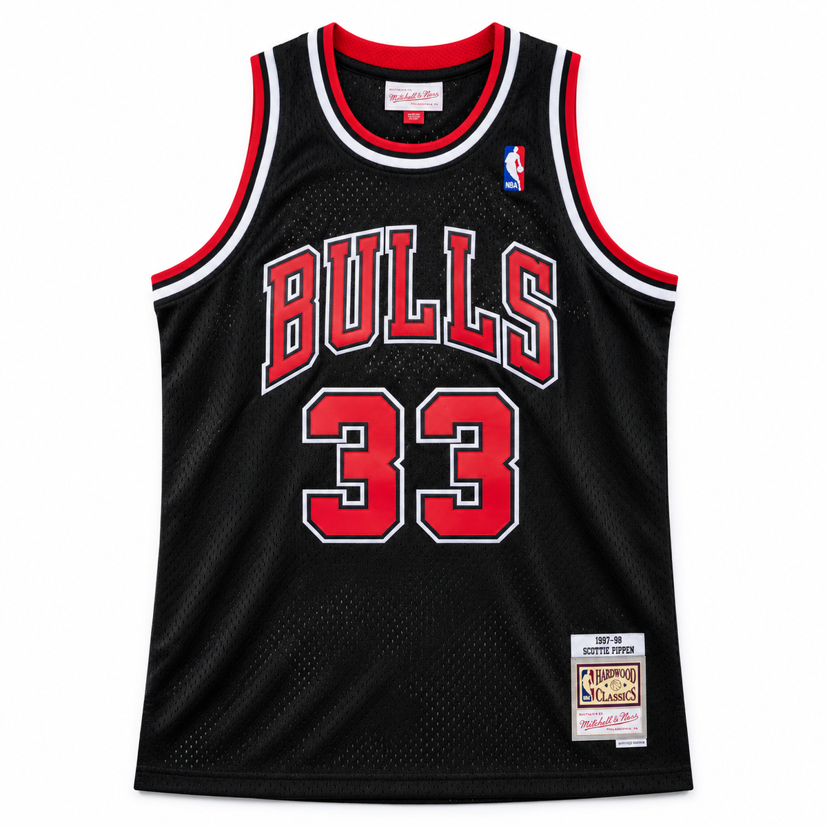 Jersey Chicago Bulls 97-98 Scottie Pippen Negra