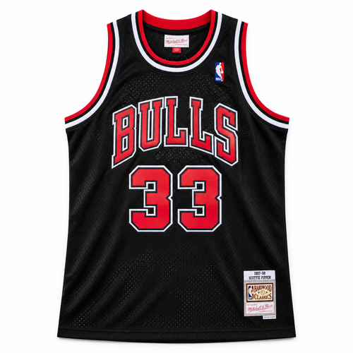 Jersey Chicago Bulls 97-98 Scottie Pippen Negra