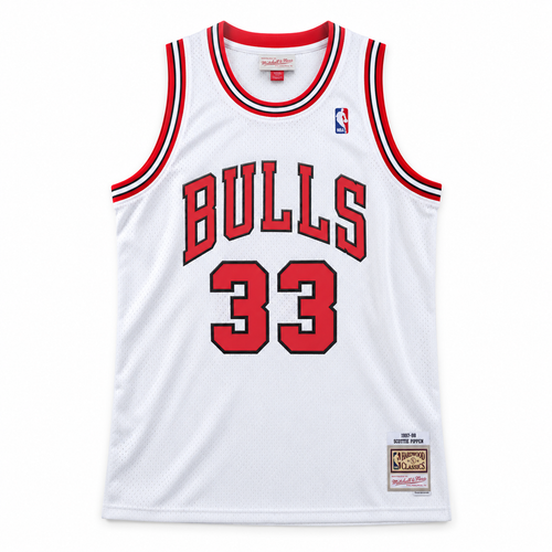 Jersey Chicago Bulls 97-98 Scottie Pippen Blanca